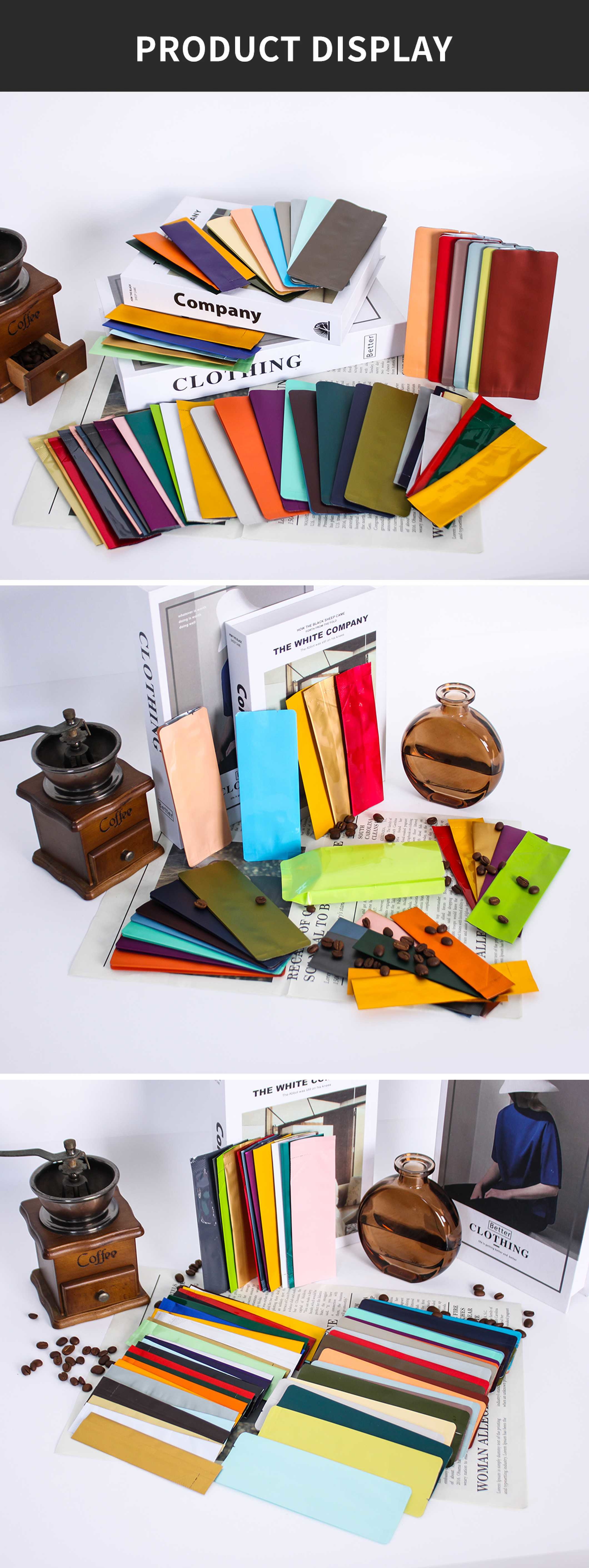 Aluminum Foil 200 Microns Drip Coffee Sachets Gravure Printing