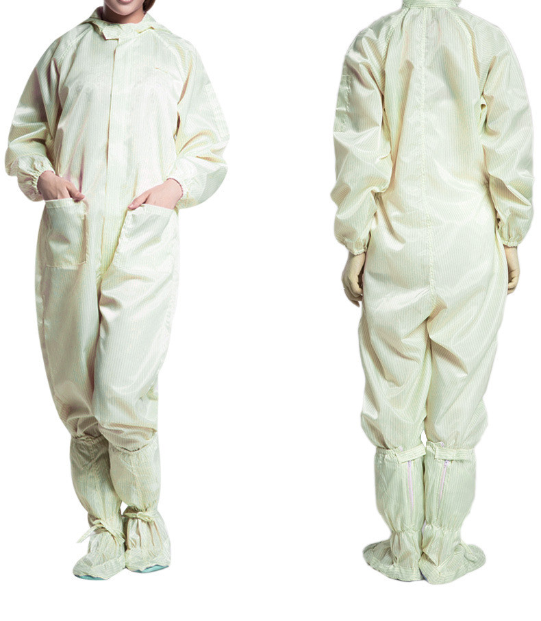 ESD Cleanroom Smock Jumpsuit Uniform Workwear Labcoat Protective Coverall Antistatic Lab Coats ESD Suit Work Clothes