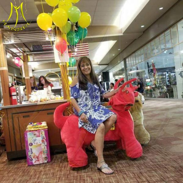 Quality Hansel amusement motorized animals battery operated ride on animals for sale