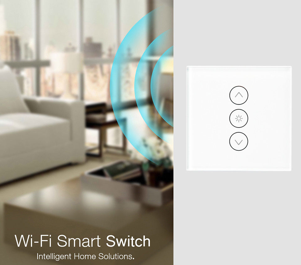 110V 220V LED 3 Gang Smart Light Switch Dimmer for Smart Home