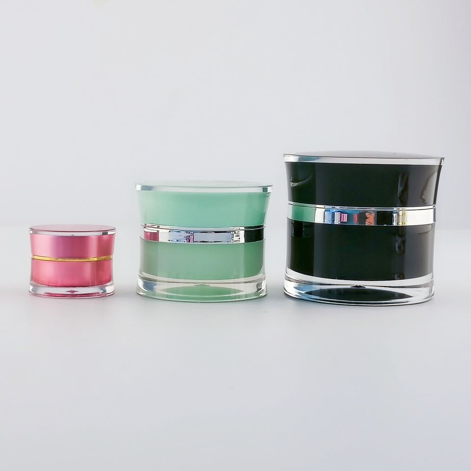 15G Irregular Fancy Pink Cosmetic Cream Plastic Jar Acrylic Packaging