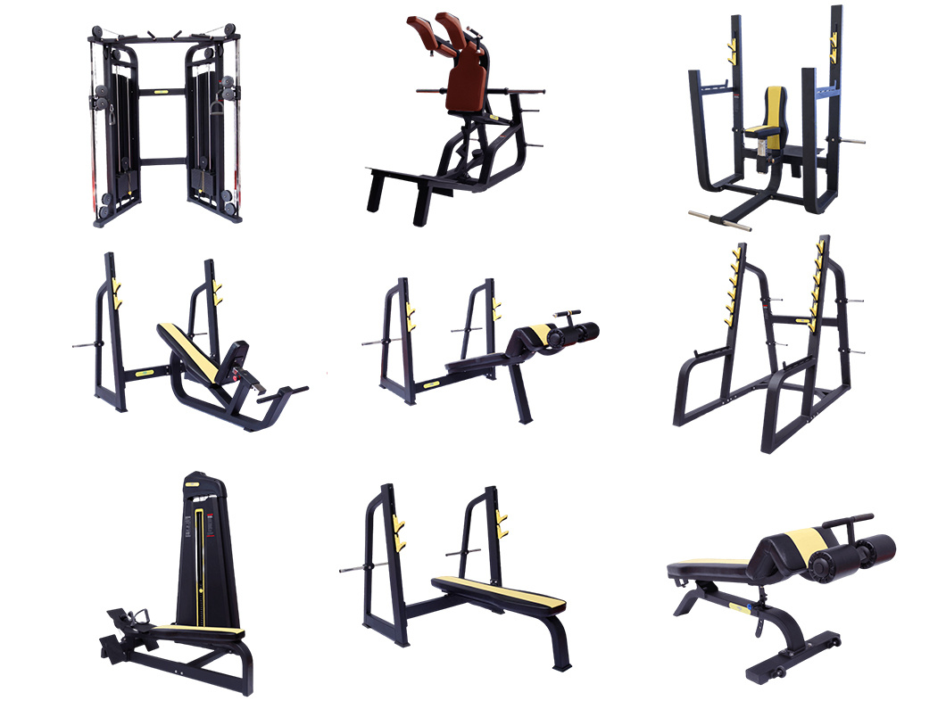 Customize Gym Fitness Equipment Adjustable Bench Press Rack