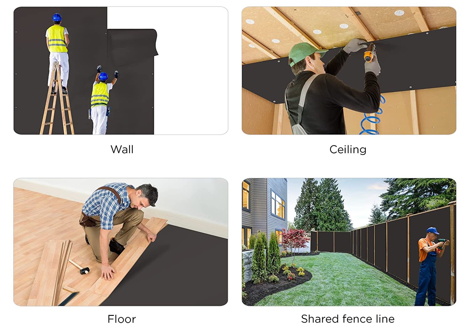 5mm Thickness Loaded Vinyl Sound Barrier High Density For Sports Venues