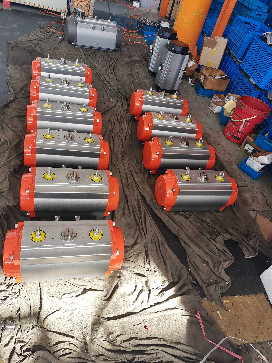 Pneumatic Air Actuated double acting single acting cylinder pneumatic rotary actuator