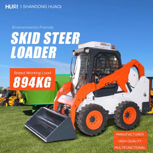 Fast Delivery Skid Steer Skid Steer Loader Multifunctional Hydraulic Compact