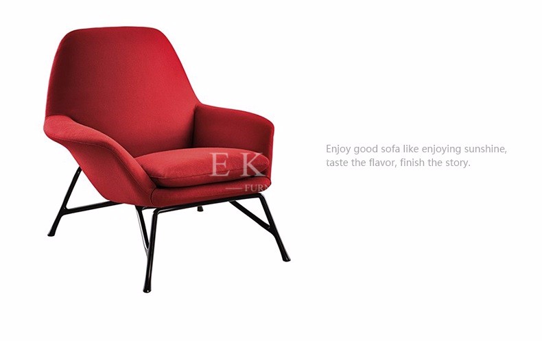 Modern Designer Furniture Mental Base Leisure Lounge Chair China ZZ-ZKB201