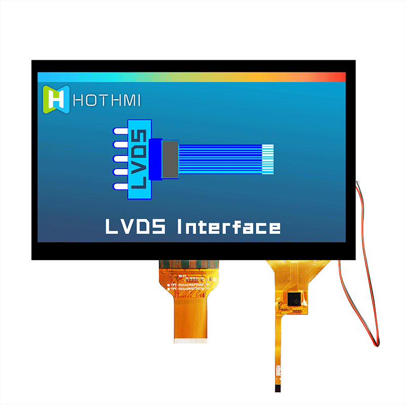 10.1 Inch 1024x600 LVDS IPS Sunlight Readable TFT LCD Module With Pcap Monitor