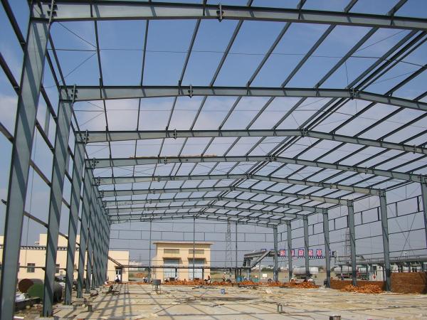 Prefab Space Frame Construction Structure Industrial Metal Building Storage