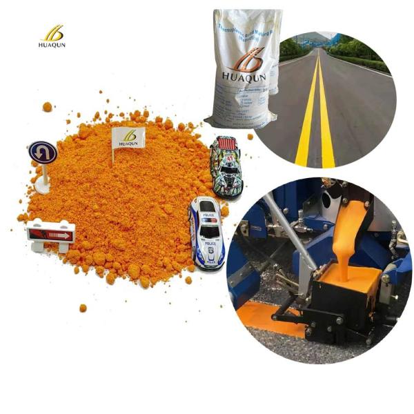 HUA QUN Factory Best Strong Adhesion Reflective City Road Marking Thermoplastic