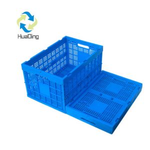 Recyclable Feature and Apparel Industrial Use mesh plastic folding crate storage