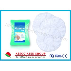 China Recycling Rinse Free Shampoo And Conditioner Cap FDA CE Approve on sale