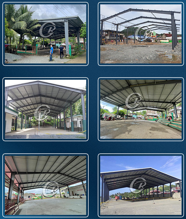 Economical Prefabricated Steel Basketball Court Pre Engineered Steel Structure Building