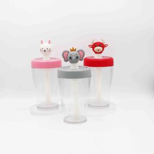 China Recycled 500ml Tritan Water Bottles With Cartoon Rabbit Stopper on sale