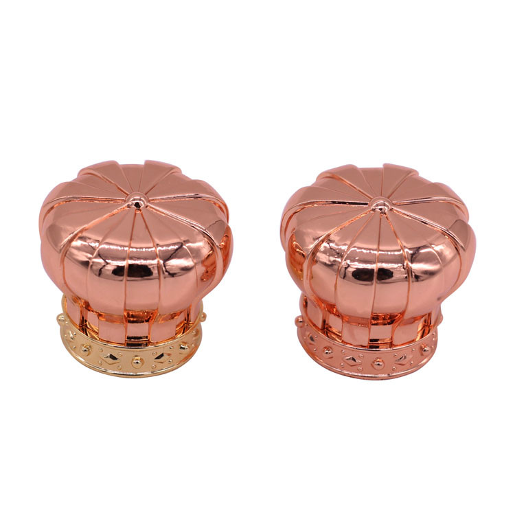 15mm Glass Bottle Debossed 40mm*30.8mm Perfume Bottle Caps