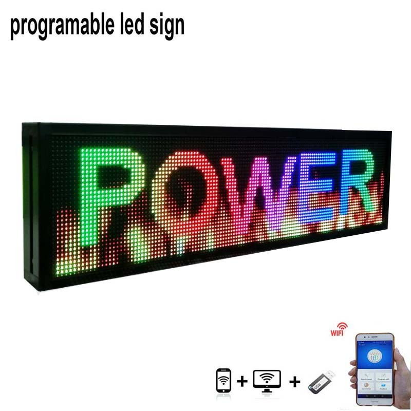Indoor P5 LED Led Sign Panels SMD3535 Car Led Display Message Board Full Color