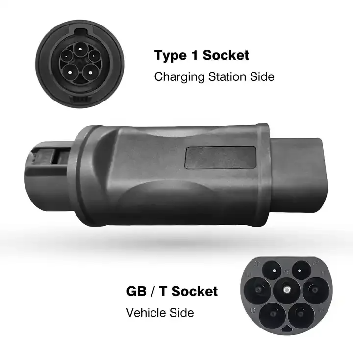 Type1 To GBT Electric Vehicle Charger Adapter 220V 32A EV Charging Converter