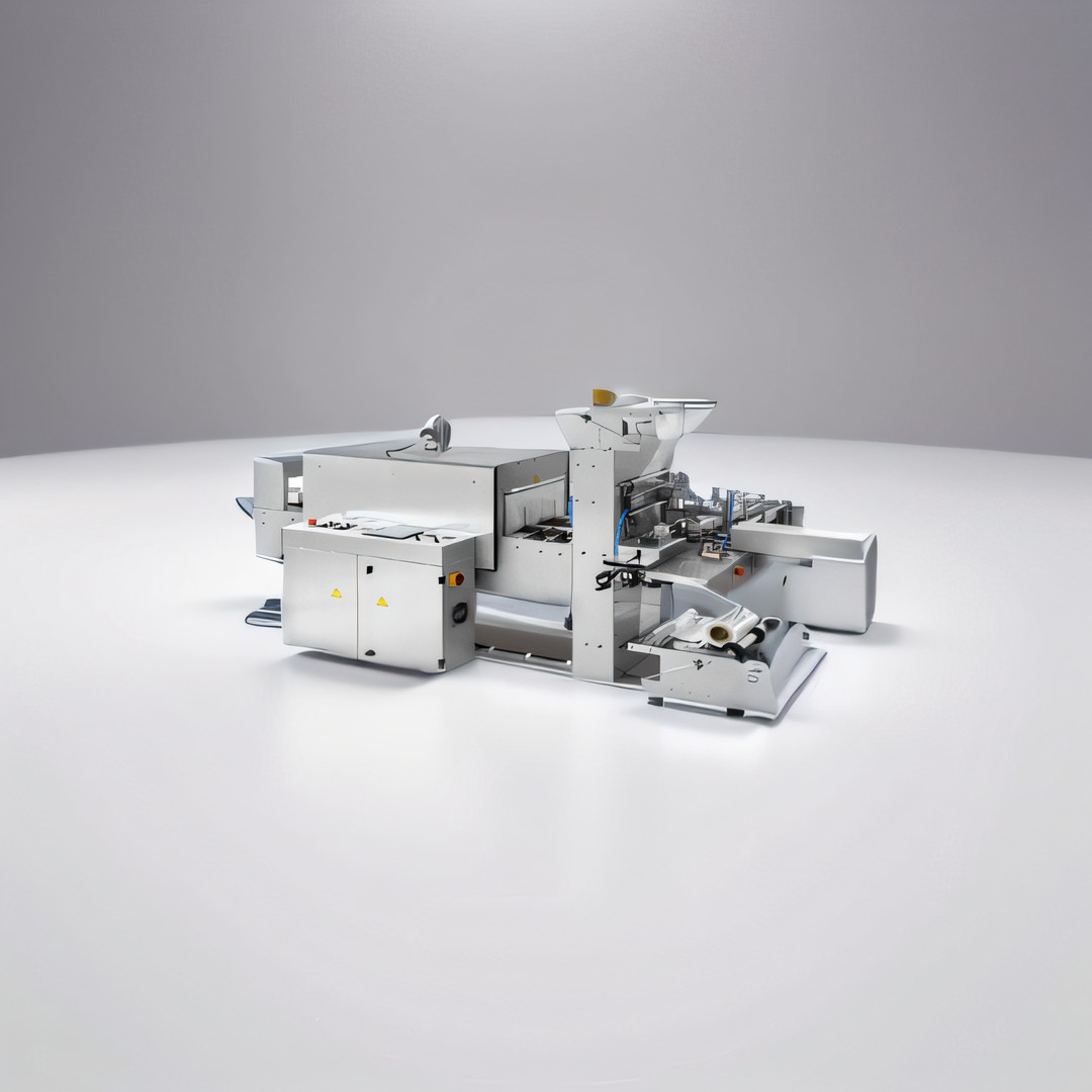 Fully automatic heat shrink packaging machine cuff type and precise wrapping solution online with turret rewind machine