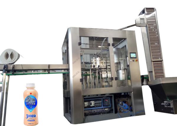 Low Noise Automatic Fruit Juice Filling Machine / Automatic Water Bottle Filling