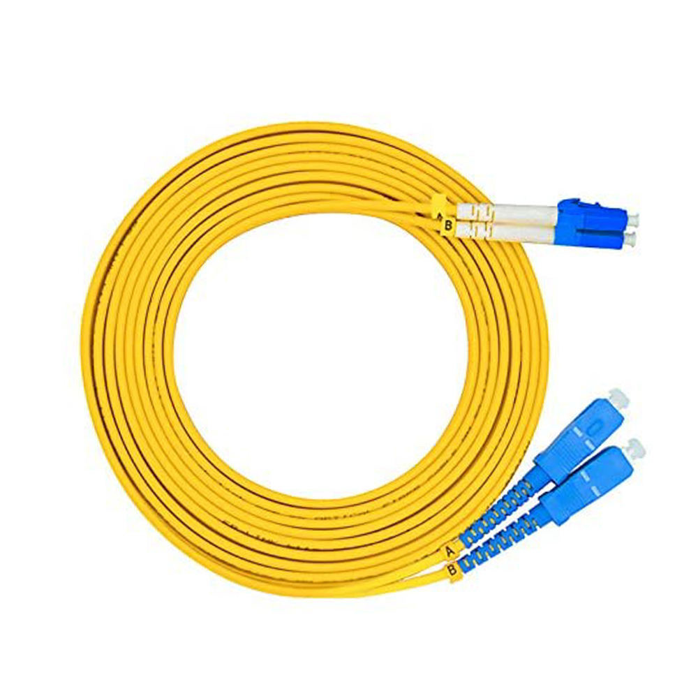 Tight Buffer Simplex Network Patch Cord Indoor Single Mode Fiber Optic Cable 10m G657A