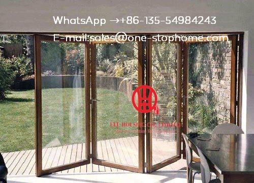 NEW design sliding bifold glass doors interior,Room Dividers Soundproof Insulated Glass