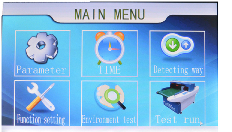 Professional Industrial Metal Detector for food processing machine