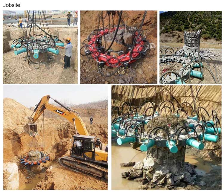 800mm Or As Customized Diameter Hydraulic Pile Breaker