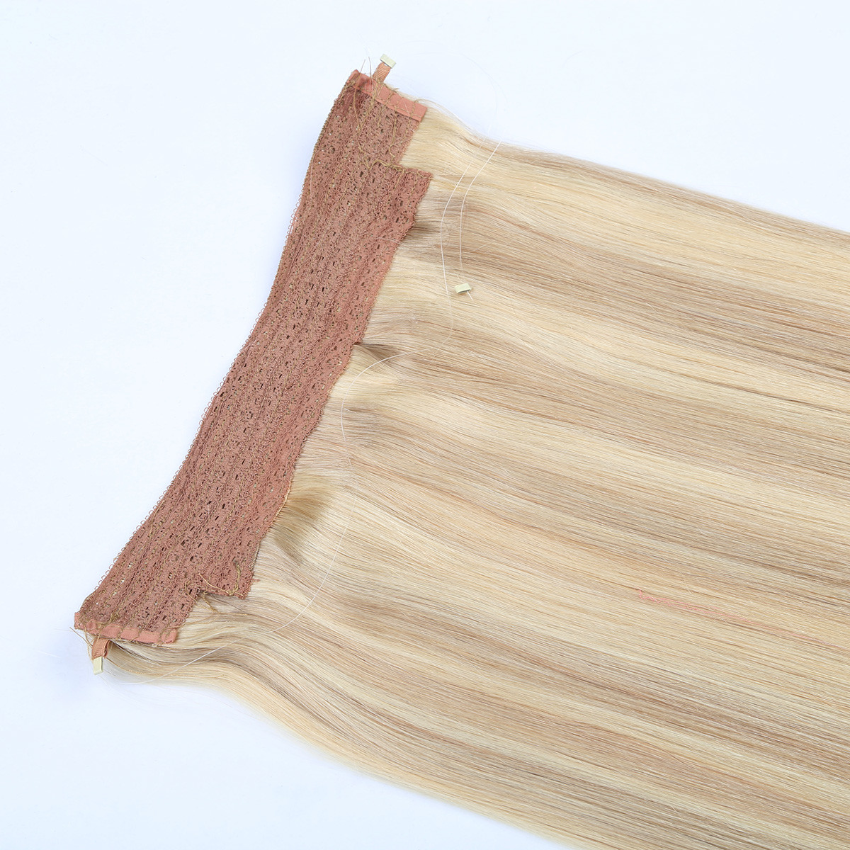Thick Bottom 120g Remy Double Drawn Flip Human In Hair Extensions Halo Hair Extension