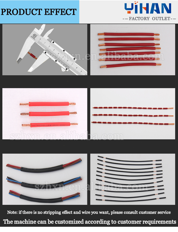 YH-845 Style Automatic Cutting and Stripping High Speed Precision Electrical Wire Machine