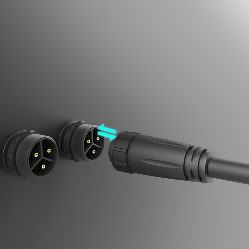 6 pin rectangular connector