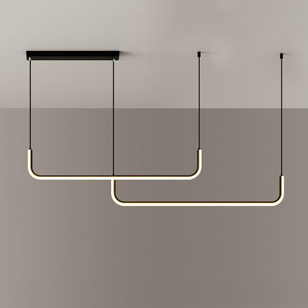 Modern Kitchen Island Chandelier Living Room Black minimalist designer