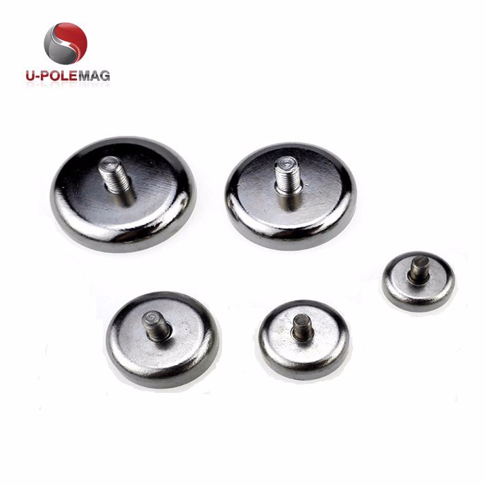 Composite Neodymium Magnet Strong Neodymium Cup Magnets with M4 Threaded Male Stud