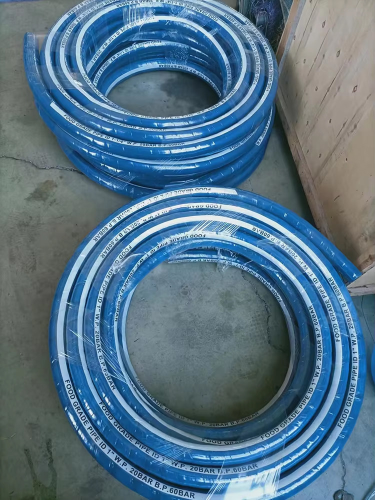 Non Toxic Food Hose Pipe 4 Inch High Pressure Hose On Reel