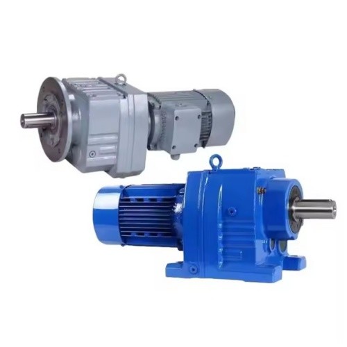  High Efficiency (92%-97%) Flange Mounted Helical Gear Motor Reducer with Small Offset Output and 5000PCS/Per Month Production Capacity Manufactures