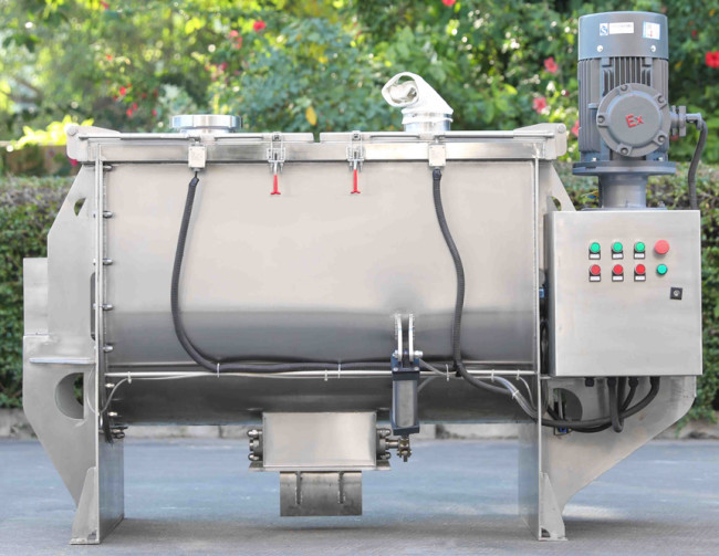 Double Screw Ribbon Blender Mixer Dry Powder Mixing Machine For Chemicals