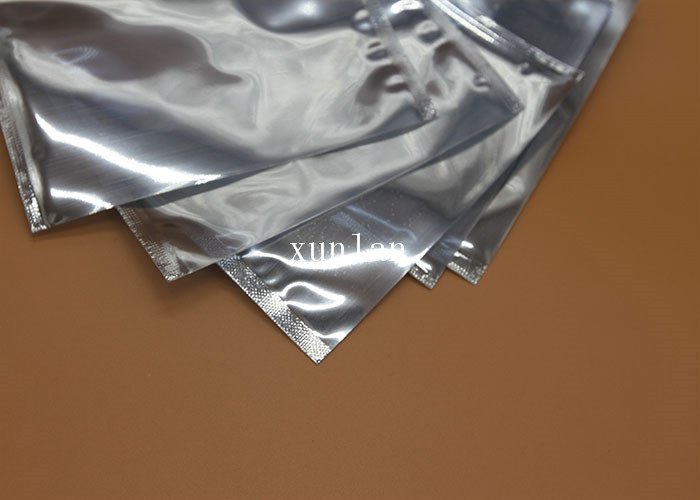 Customized Shiny Anti Static Plastic Bags Copperplate Printing 2 / 3 Sealing Sides