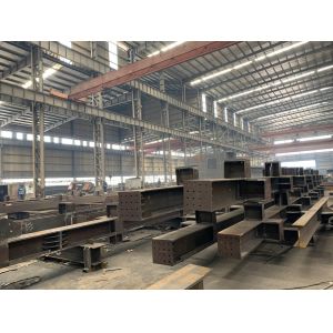 Q355 Light Steel Structure Beam Fabrication 18m Welding Precision Machining
