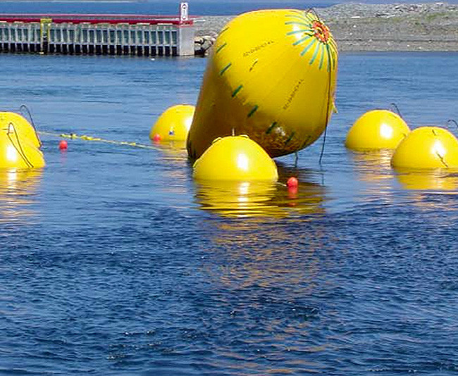 Enclosed Marine Salvage Airbags Parachute Type Underwater Lift Bag