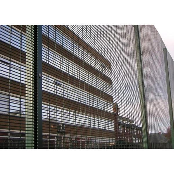 358 Anti Climb Wire Mesh with 13x75mm Hole Galvanised Welded Wire Mesh Panels