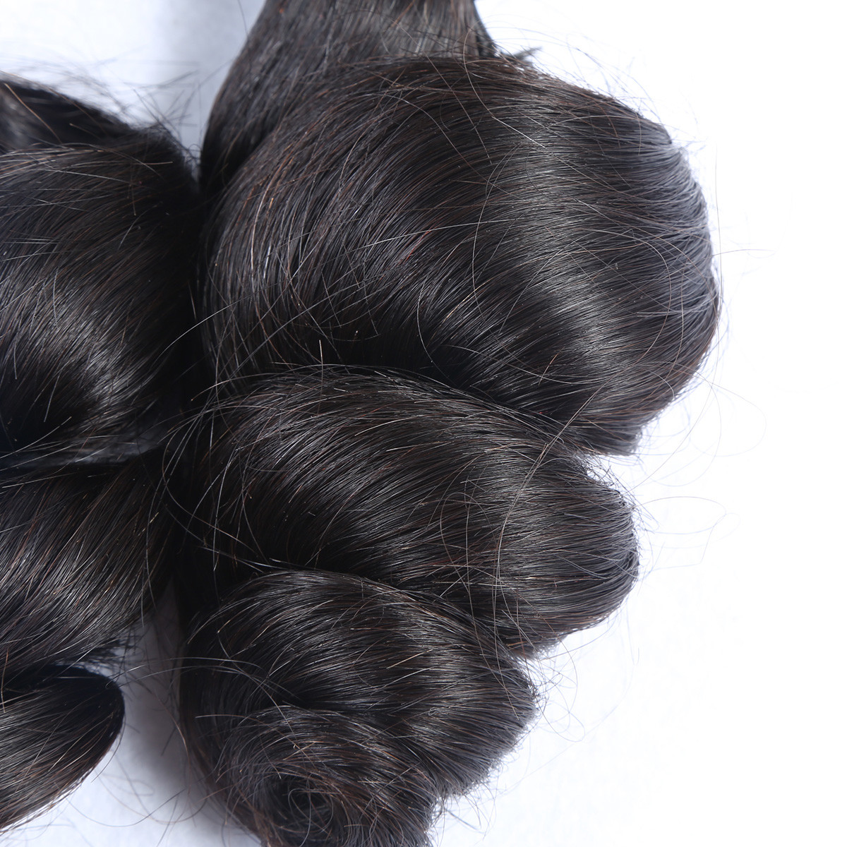 Double Drawn Weft Loose Wave 7A 8A unprocessed Loose wave hair Virgin Brazilian hair