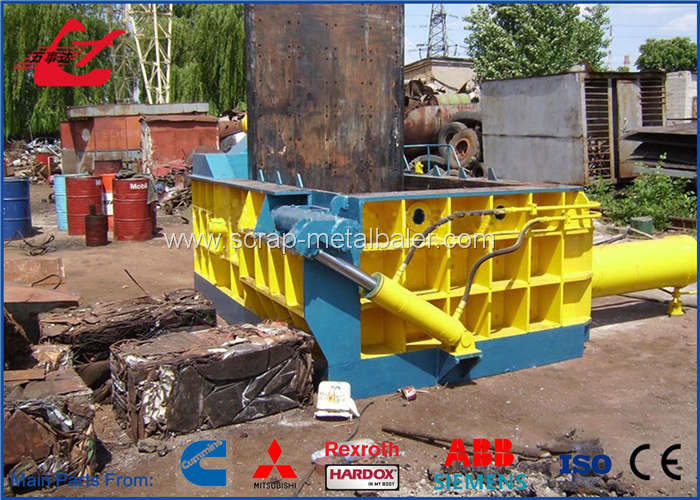315 Ton Heavy Duty Scrap Metal Baler Equipment For Metal Smelting Plant 22kW