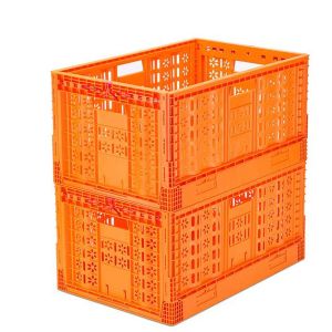 China Foldable Mesh Plastic Box Customized Vented Crate for Fruits and Vegetables in Bulk on sale