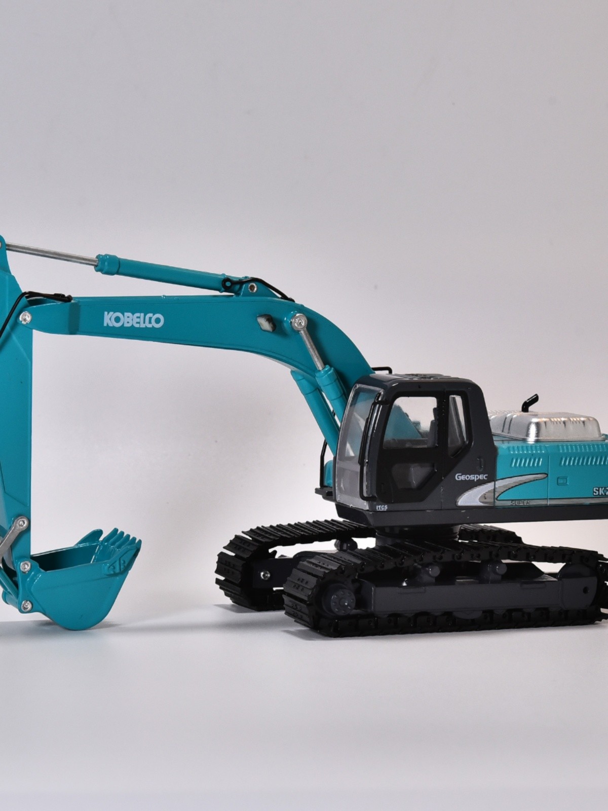 Excavator Model KOBELCO Original Simulation Metal Alloy Car Shinko SK200 Decoration Non-toys
