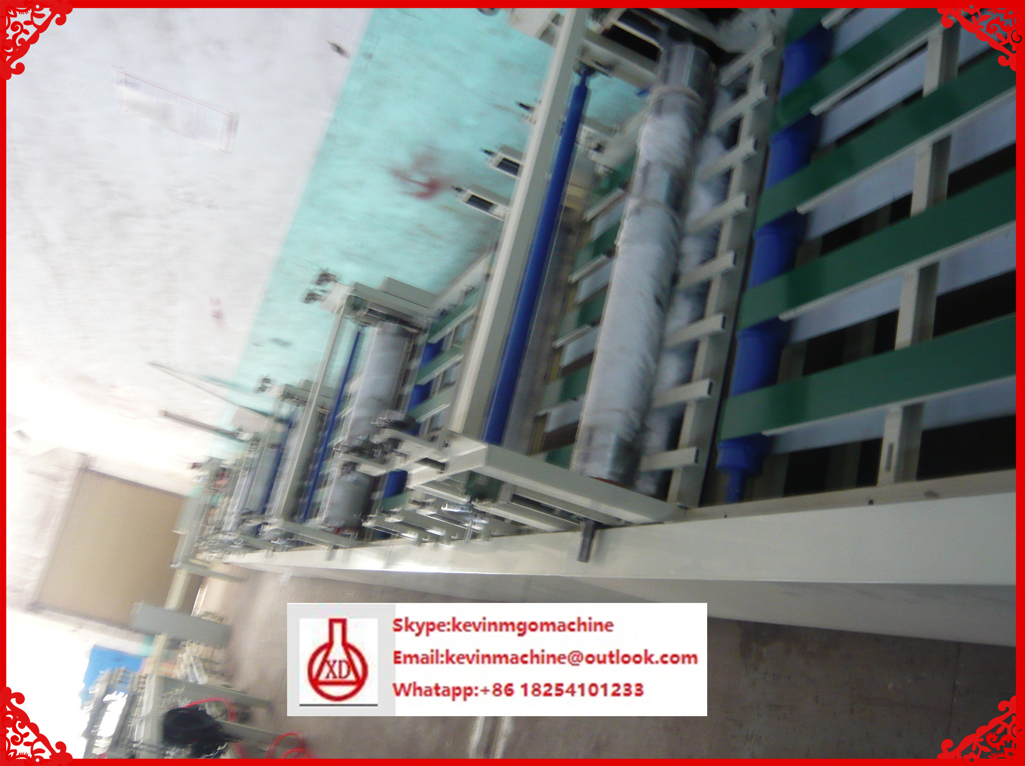 Glass Magnesium Wall Panel Machine , 50HZ 380V Sandwich Panel Machine