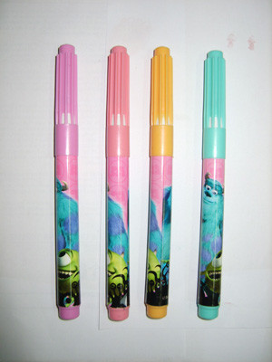 2017 new design colored water brush pen for watercolor painting for art
