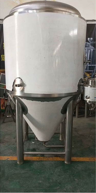 United States GHO Micro Beer Brewing Equipment with 60° Bottom Cone and PU Insulation