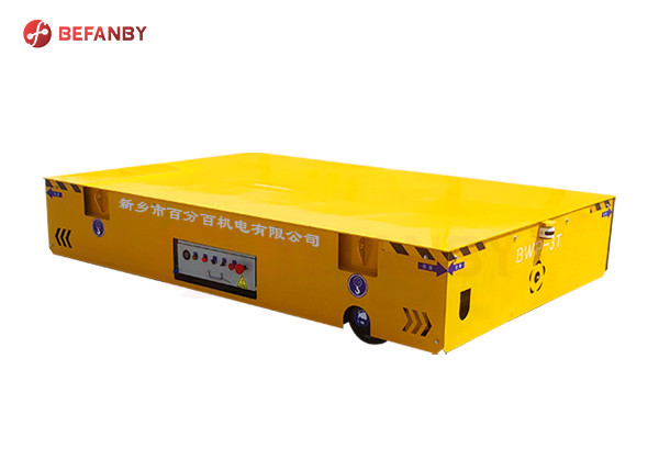 16T Battery Power Transfer Car Trackless For Injection Molding Factory