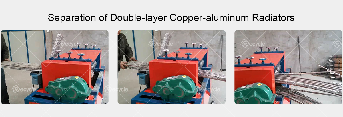 Customized Best Copper Aluminum Radiator Separating Machine for Waste Air Conditioner