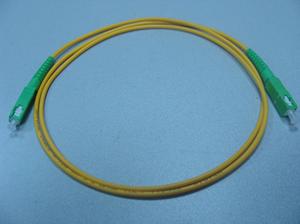  Singlemode PVC Fiber Optic Patch Cord SC / APC Simplex 3.0mm Manufactures