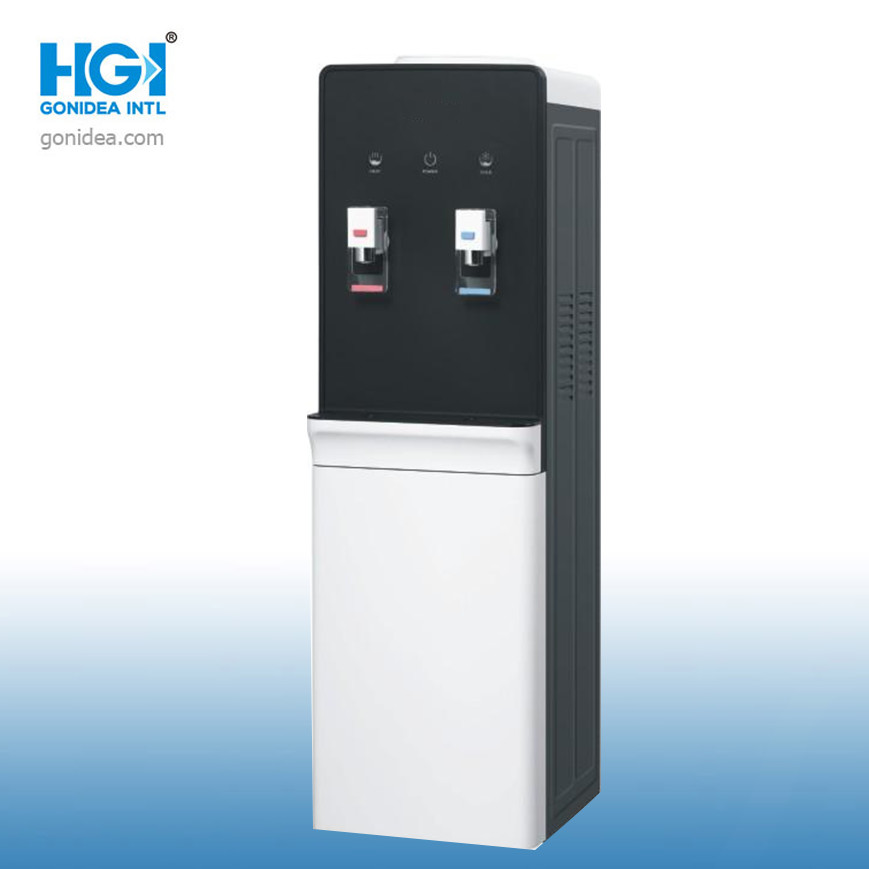 Stainless Steel Bottom Load Tanks Two Tap Water Dispenser Navy