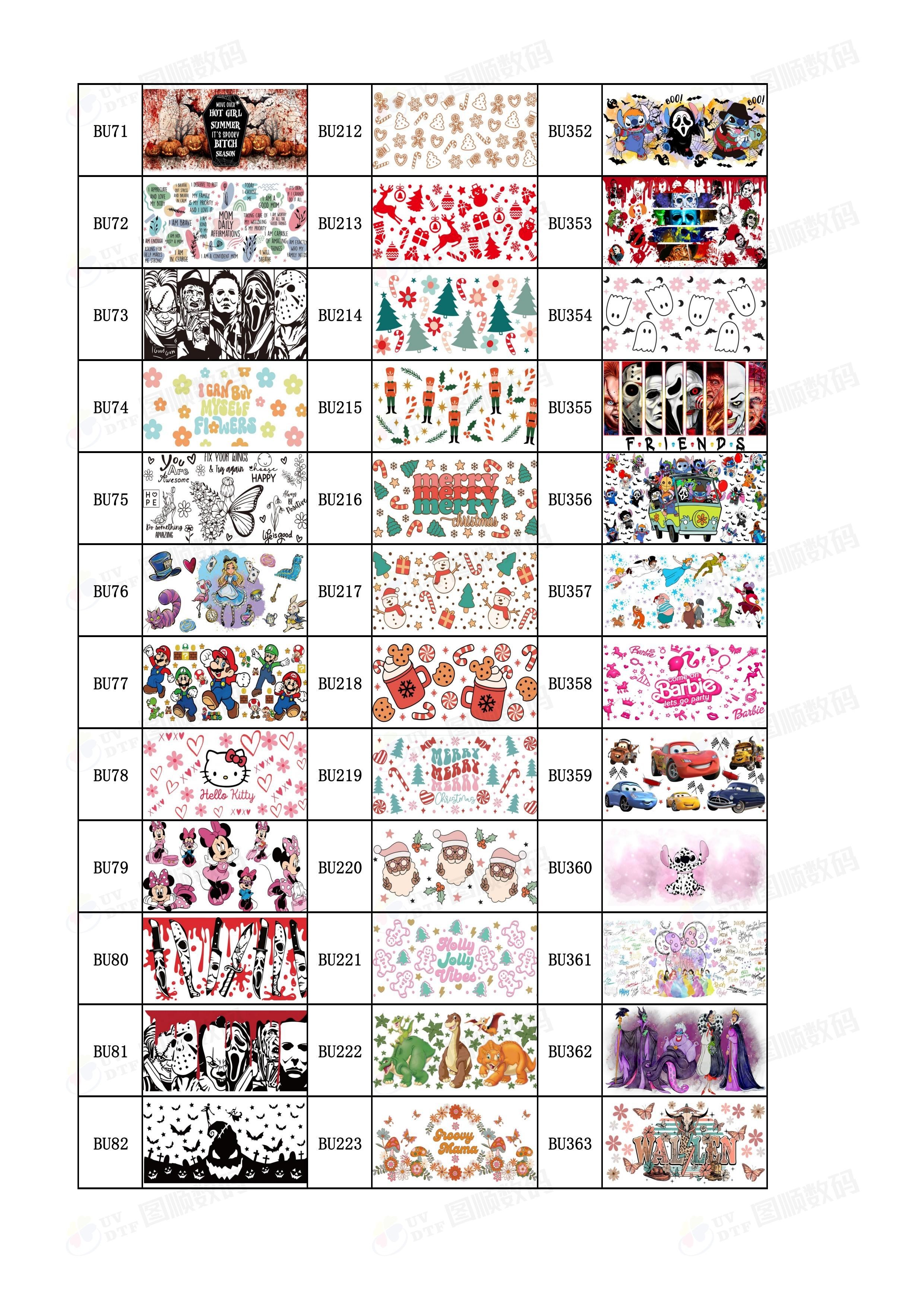 UV Ink AB Film Valentine'S Day Sticker DTF UV Weatherproof